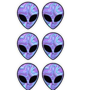 ALIEN LAMINATED VINYL STICKERS #151